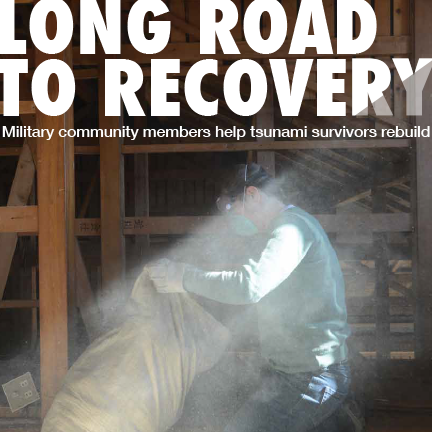 Stripes Okinawa 2013年11月28日号 「Long Road to Recovery」フロントページ／Stripes Okinawa cover "Long Road to Recovery" special November 28, 2013 issue