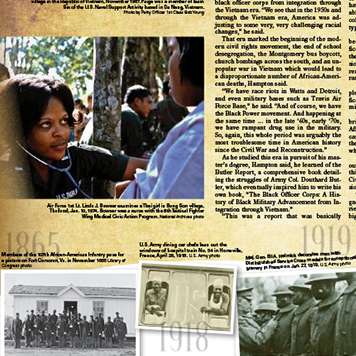 Stripes Guam 2015年2月5日号 ヒスパニック伝統月間 ダブルトラック／Stripes Guam center spread for Hispanic Heritage Month, February 5, 2015 issue